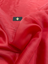Organza Sidefata Rosu Aprins -  3 m Latime